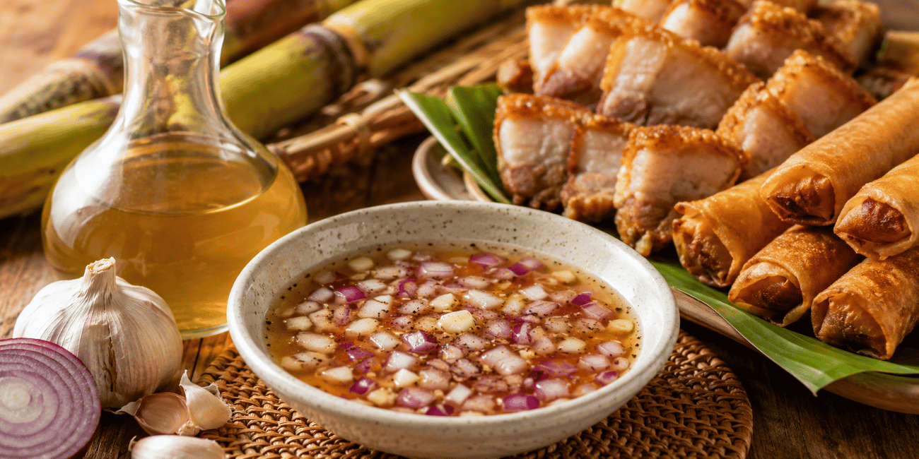 Sukang Iloco with Red Onion And Garlic Dipping Sauce